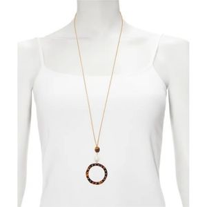 Sole Society Resin Pendant Necklace